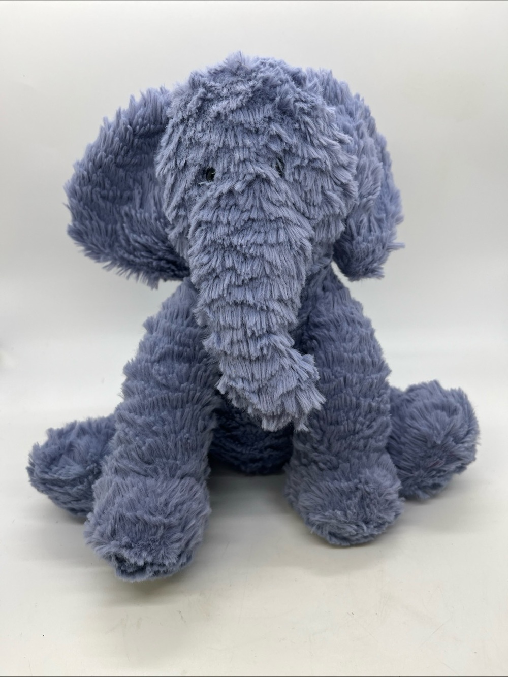 Jellycat 8" Fuddlewuddle London Blue Gray Elephant Plush Stuffed Animal Baby Toy